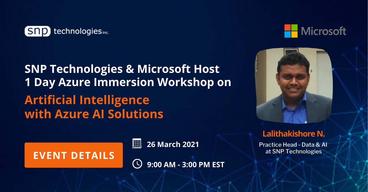 Azure Immersion Workshop on Artificial Intelligence with Azure AI Solutions
