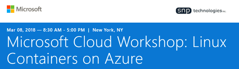 Microsoft Cloud Workshop: Linux Containers on Azure